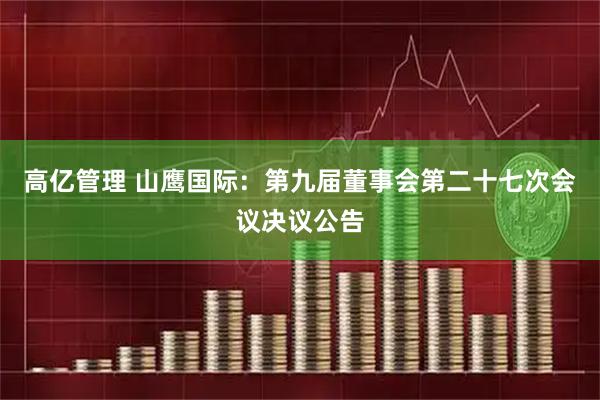 高亿管理 山鹰国际：第九届董事会第二十七次会议决议公告